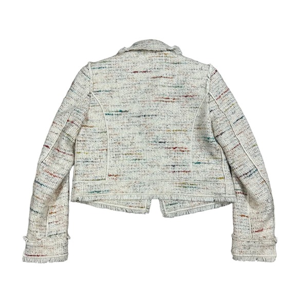 Worth NY Tweed and Glitter Blazer and Skirt Suit Set - Picture 4 of 8